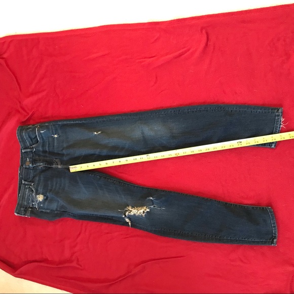 MOTHER The Looker Jaded and Torn Distressed Jeans - Picture 2 of 11